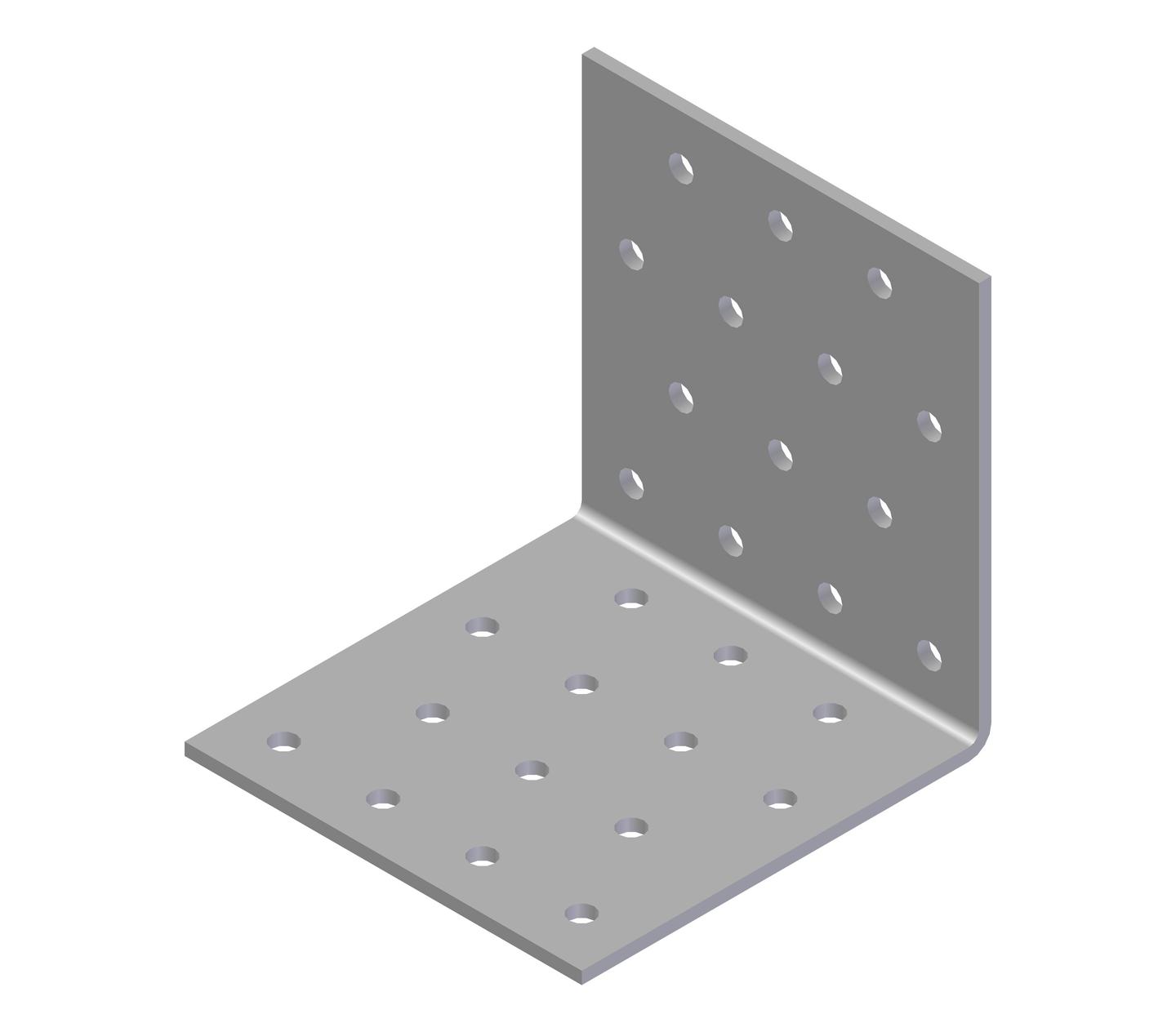 Kulmalevy PROF 100x100x2,5x100mm