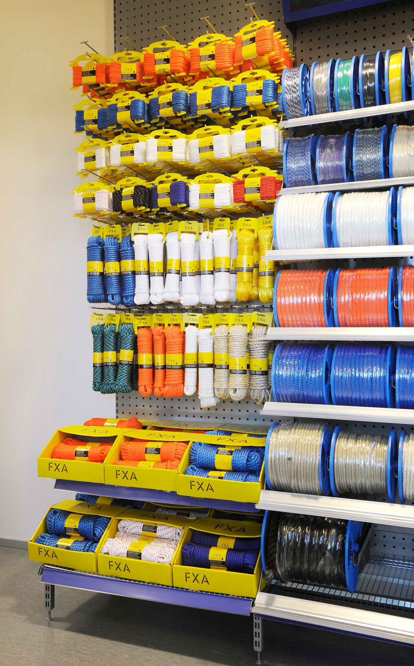 Köysi FXA kevytpeitteelle 6mmx25m sini-viher-musta