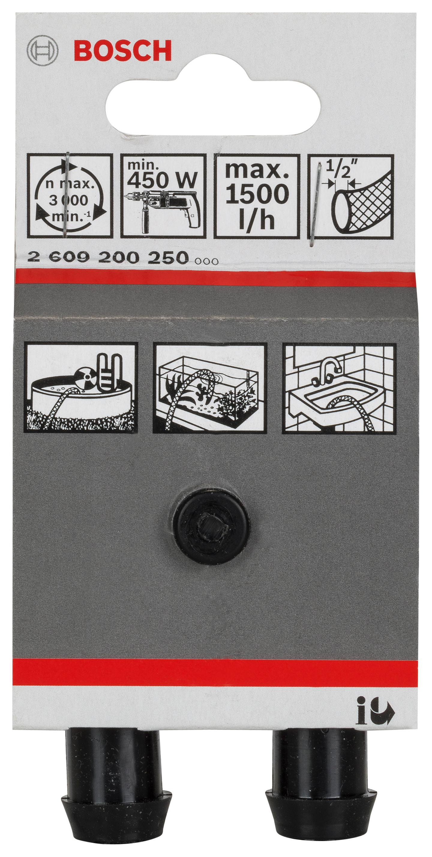 VATTENPUMP BOSCH F BORRMASKIN 1500L