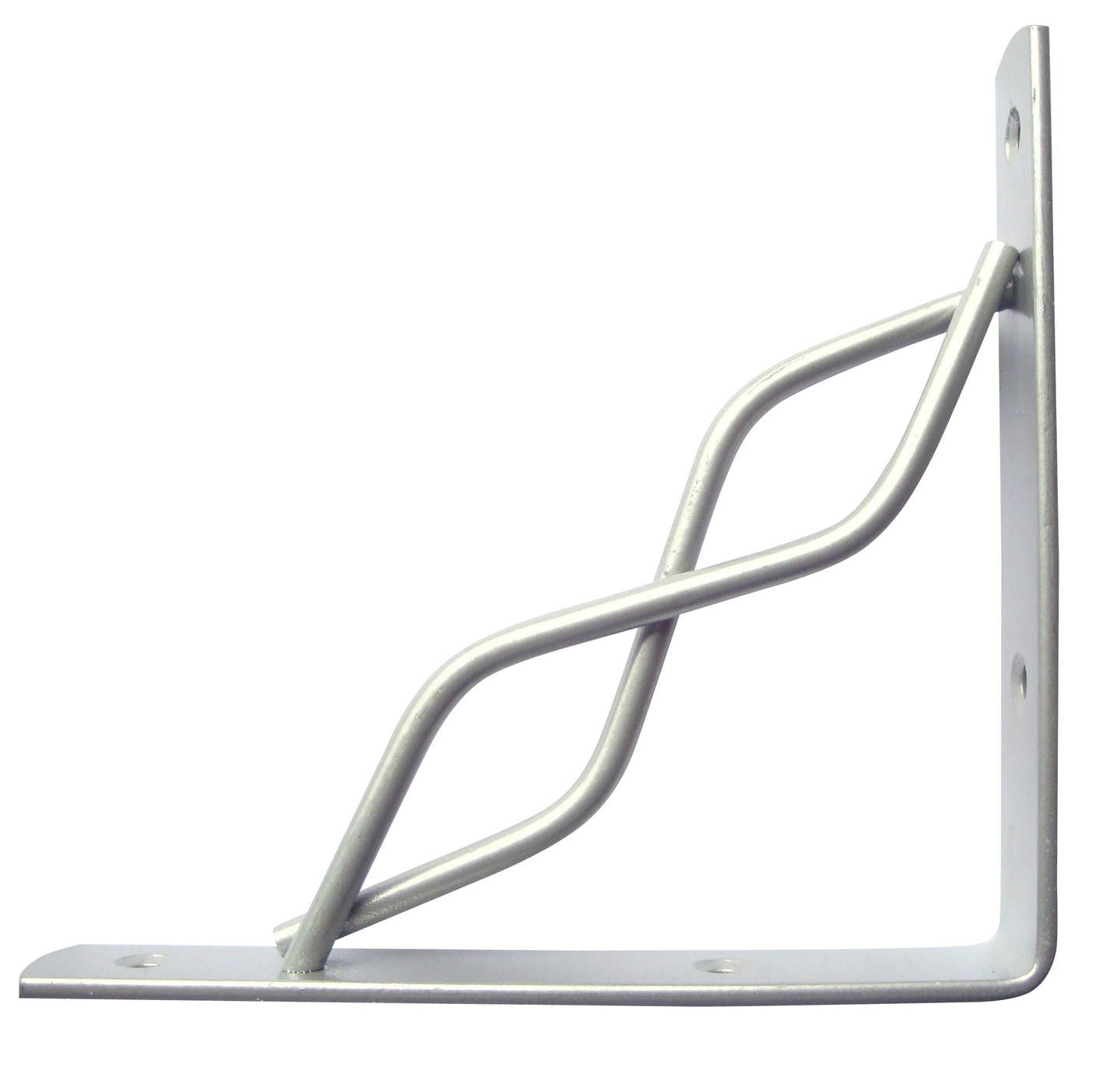 Hyllynkannatin Cello FL6008 130x130x20 harjattu kromi