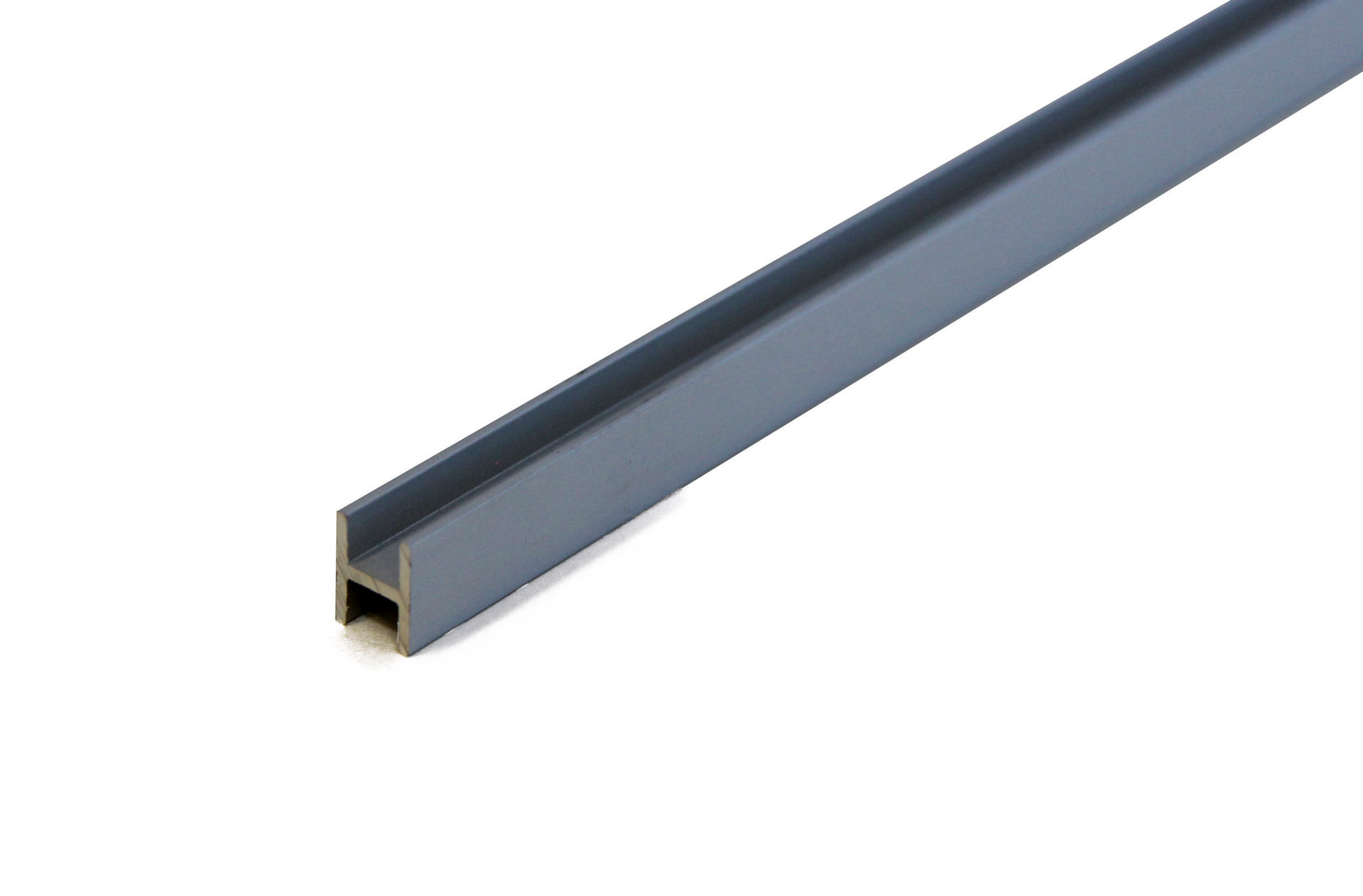 H-lista 9,1x12x1,3mm hopea-anodisoitu 1m H1 HE1