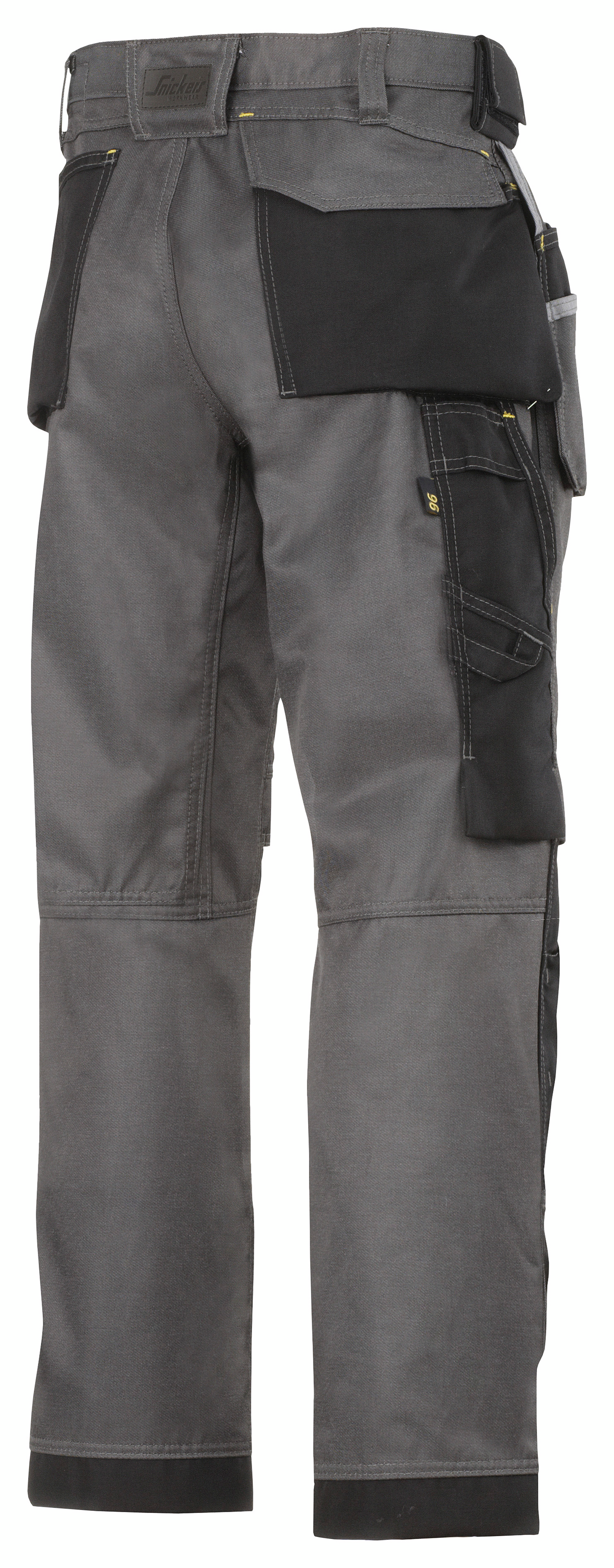 Työhousut Snickers 3212-7404 DuraTwill riipputaskut harmaa/musta