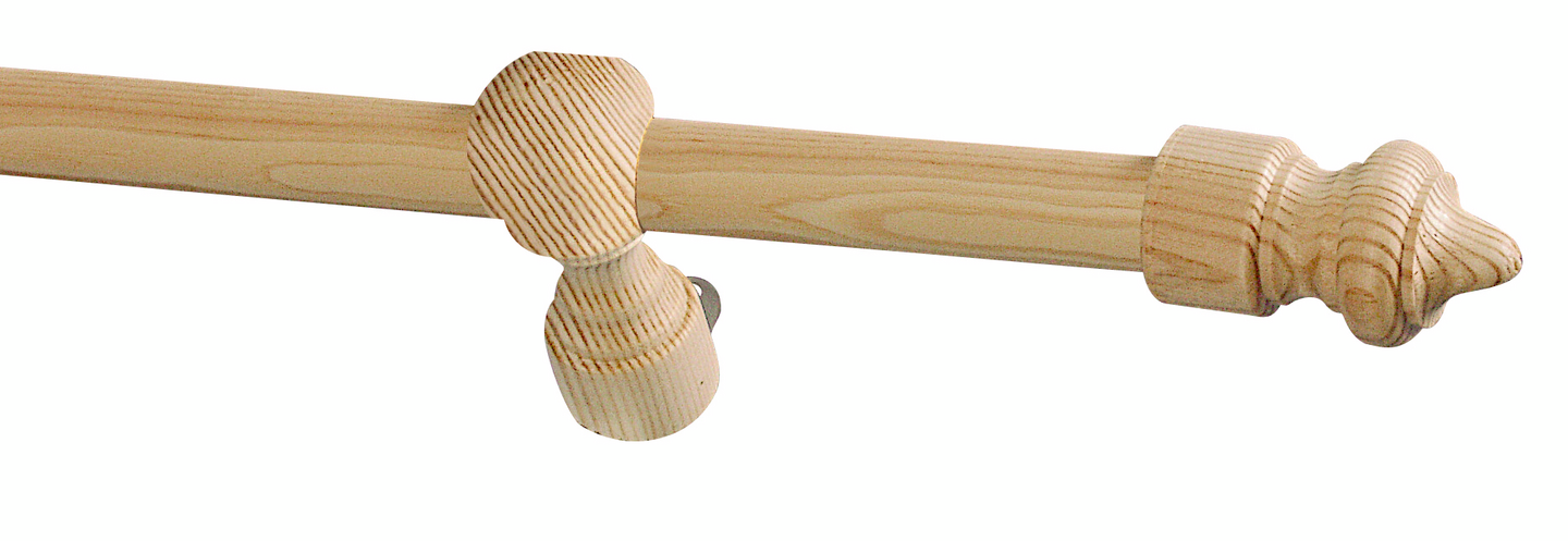 Verhotanko Kirsch Isoäidin 28mm 180cm 195181 valkoinen