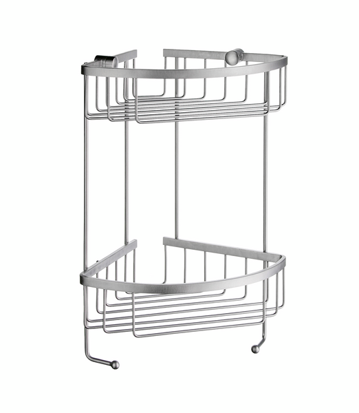 Suihkukori Smedbo Sideline 2-osainen kulma DS2031 mattaharjattu kromi