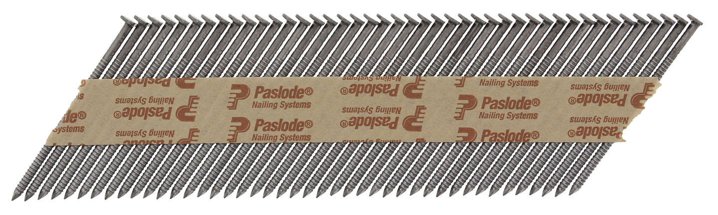 Konenaula Paslode 34° 63x2,8mm kirkas karkea 3300kpl + 3 kaasua