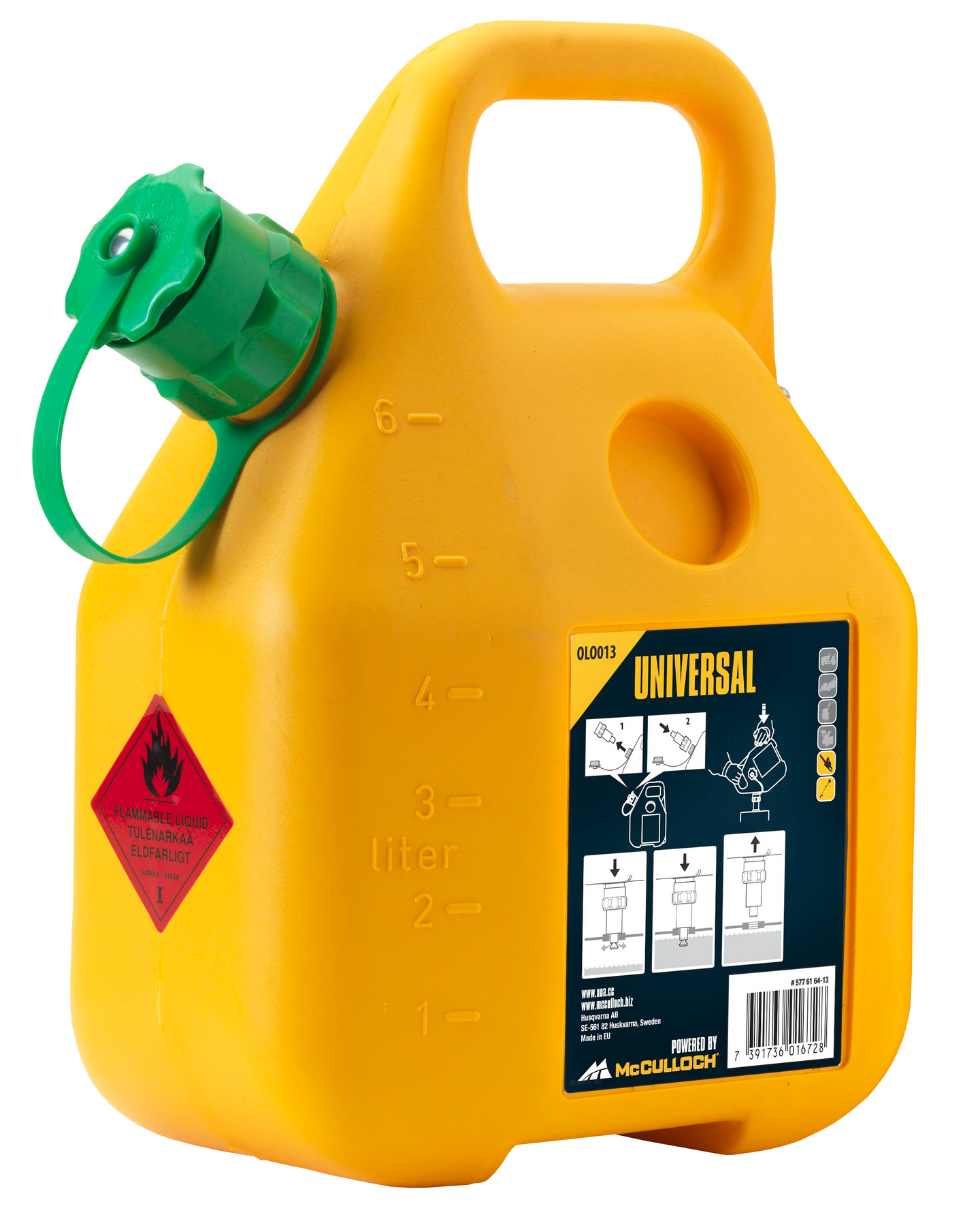 Polttoainekannu Universal 6l OLO013