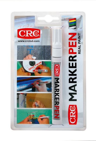 Merkkauskynä CRC valkoinen