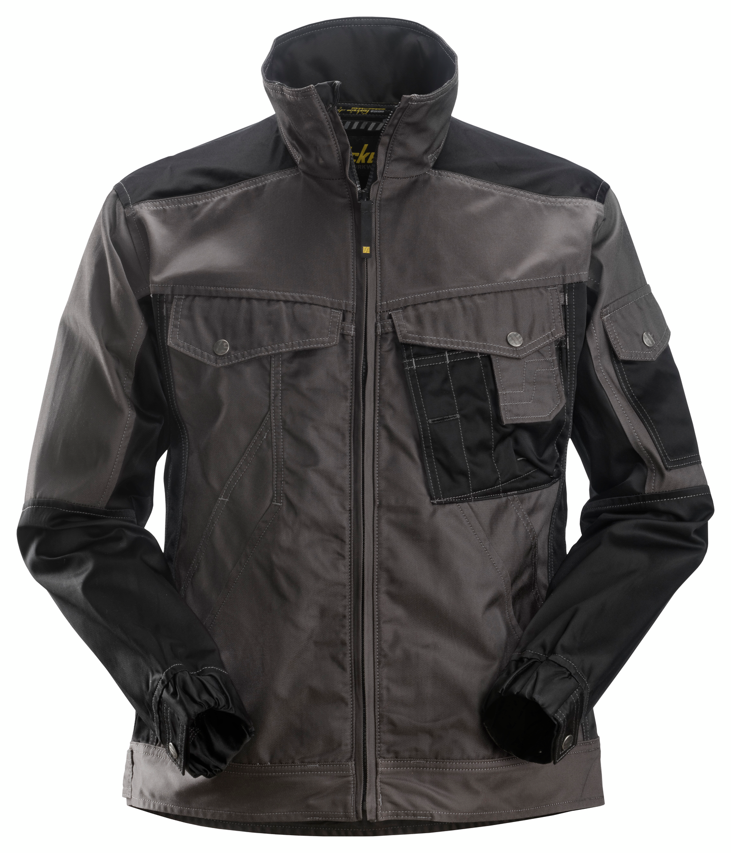 Työtakki Snickers DuraTwill 1512 grafiitinharmaa-musta