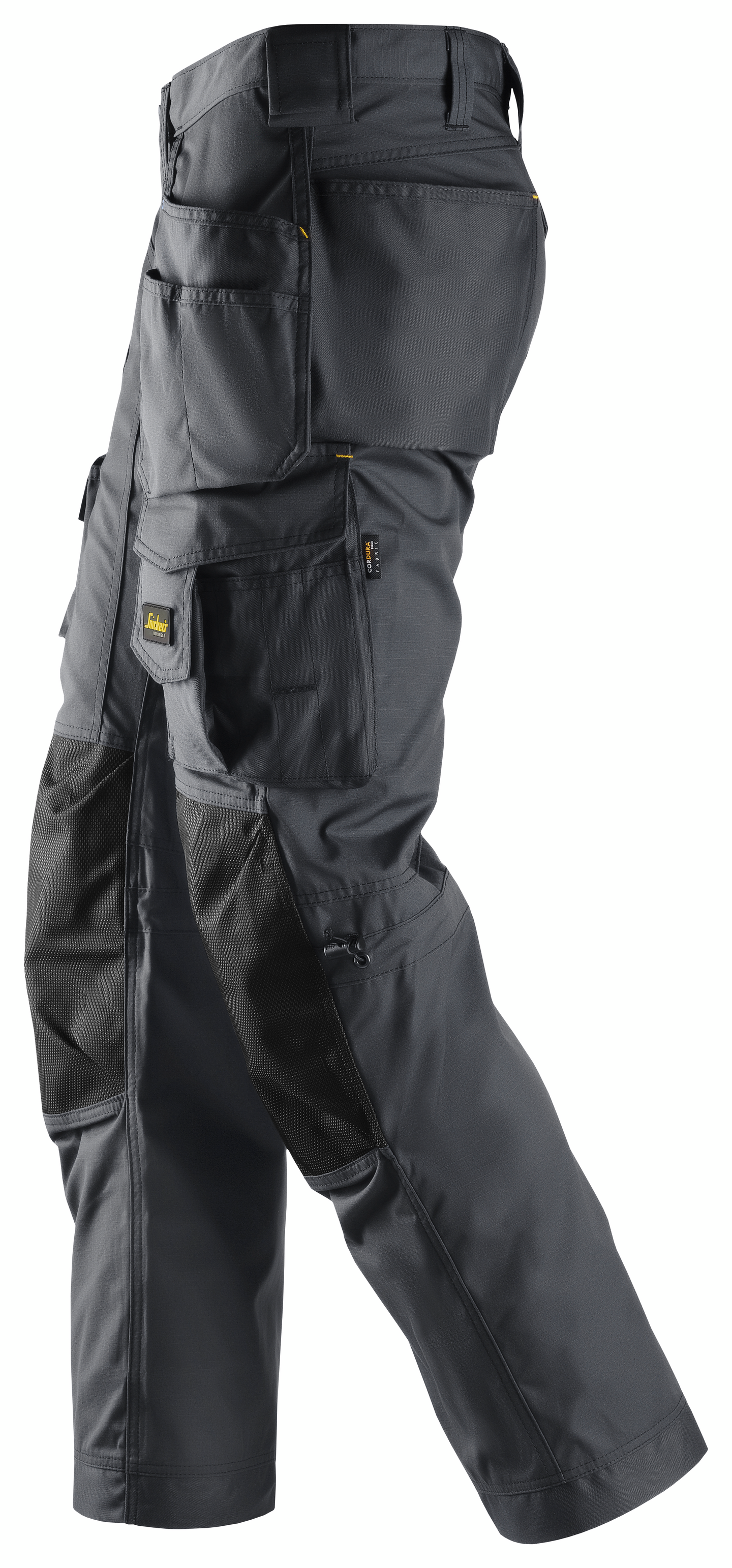 Housut Snickers 3223-5804 lattia-asentaja teräksenharmaa-musta