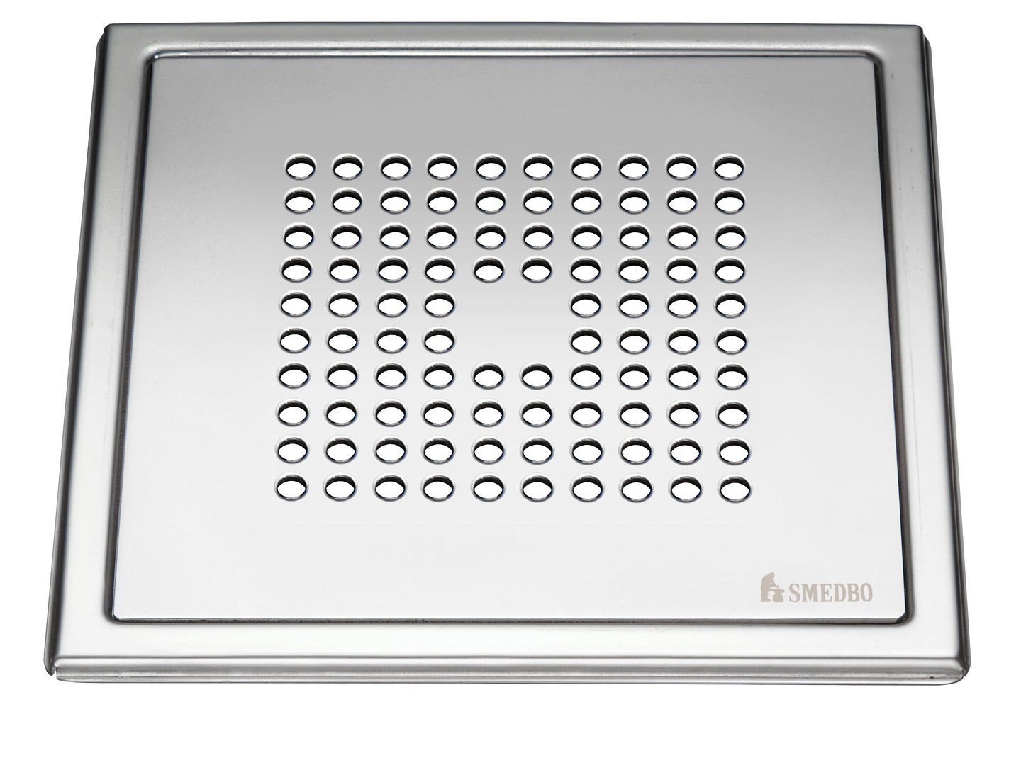Lattiakaivonkansi Smedbo outline FK502 kiillotettu ruostumaton teräs