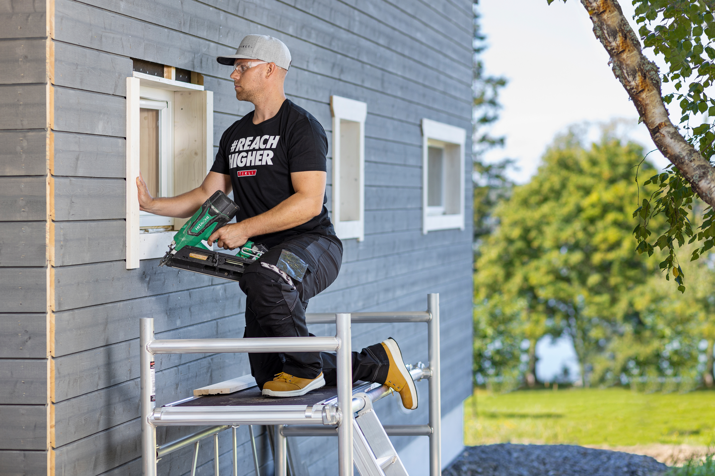 Askelmatikas telineelle Tikli Jumbo 6-askelmainen