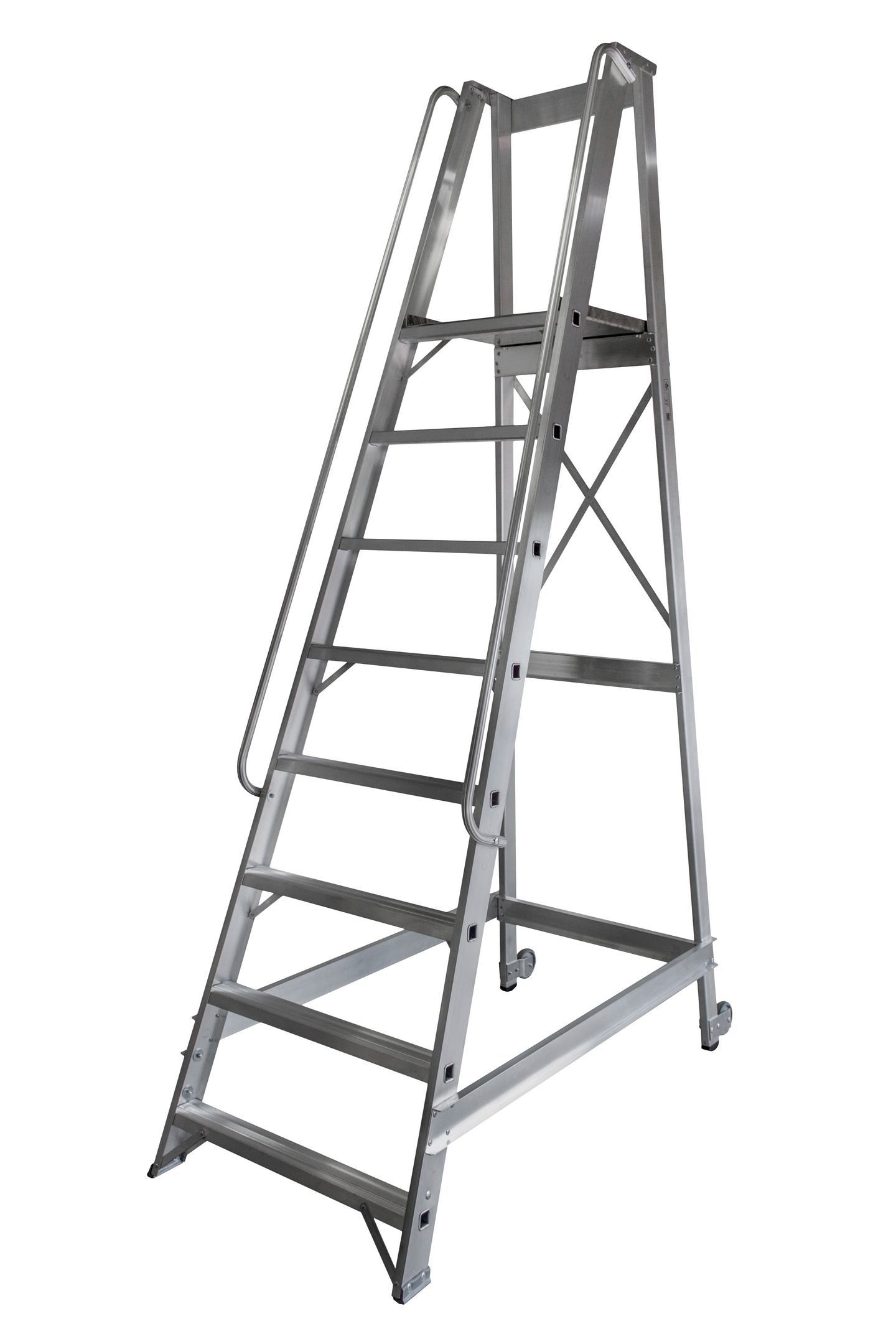 Varastotikas Tikli kaiteellinen 8-askelmainen