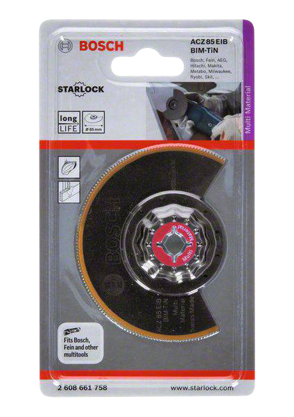 Segmenttisahanterä Bosch 85mm CI 85 EB BIM-TiN
