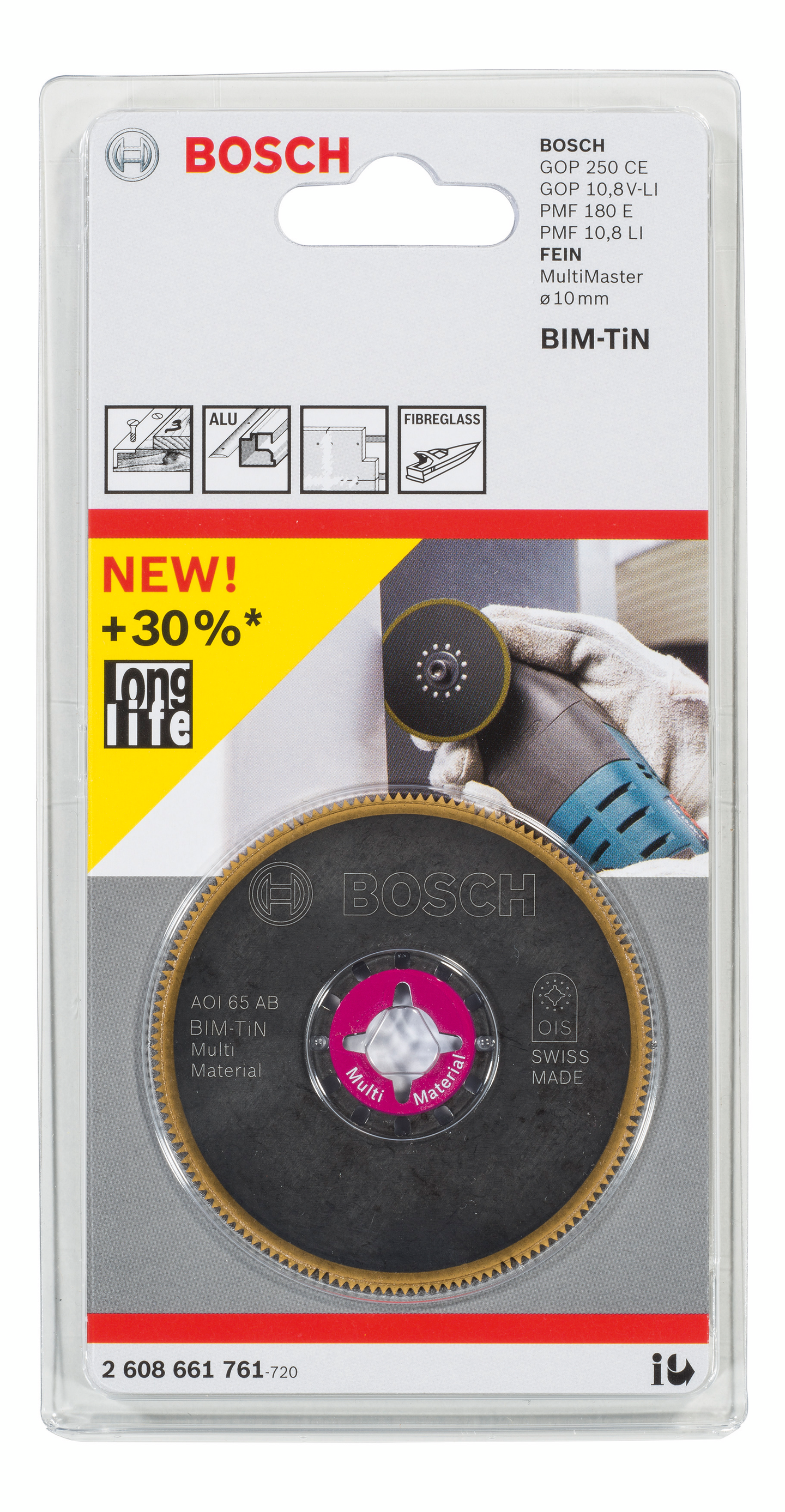 Segmenttisahanterä Bosch 65mm AOB 65 AB BIM-TiN