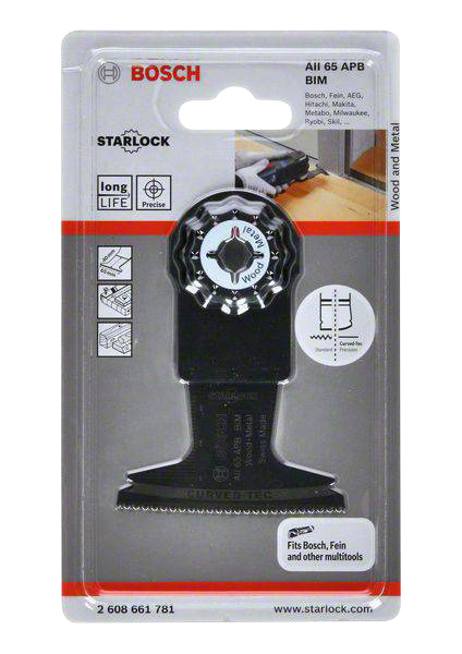 Upotussahanterä Bosch 65mm AIZ 65 BB