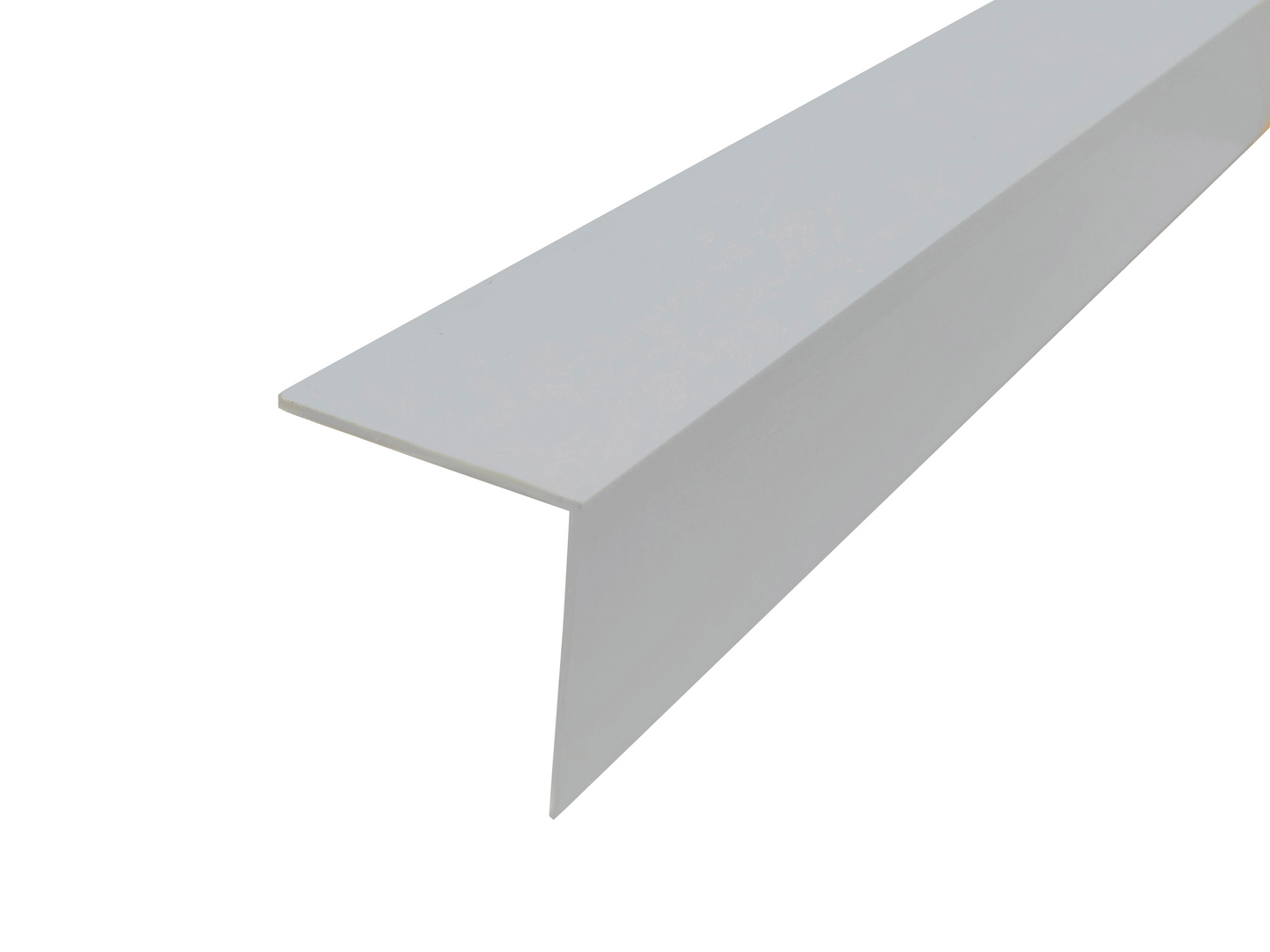Kulmasuojalista 20x20x1mm 2,7m muovia vaaleanharmaa NU 20-412