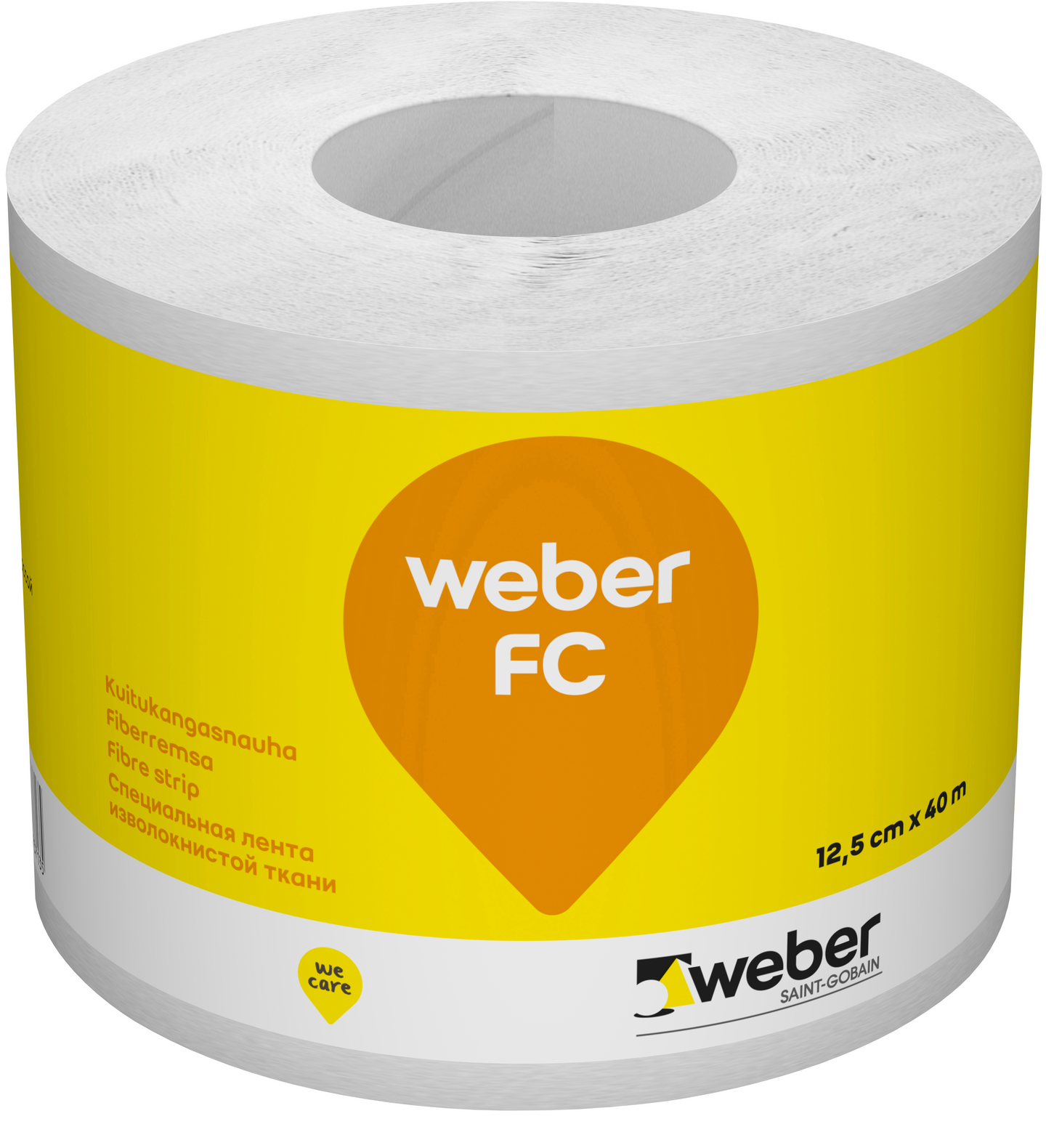 Kuitukangasnauha Weber FC 0,125x40m