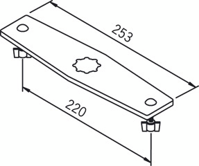 Peitelevy Oras 152053 pesupöytään