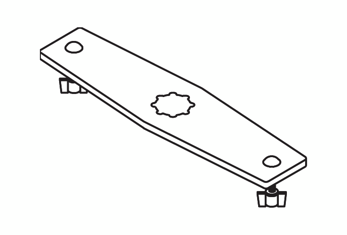 Peitelevy Oras 152053 pesupöytään
