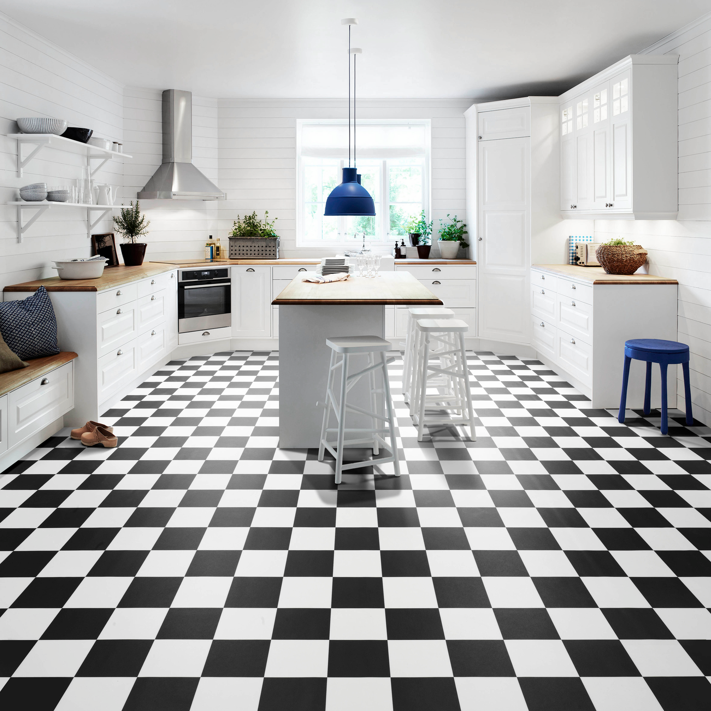 VINYLGOLV 200 TARKETT EXTRA ALBI BLACK&WHITE