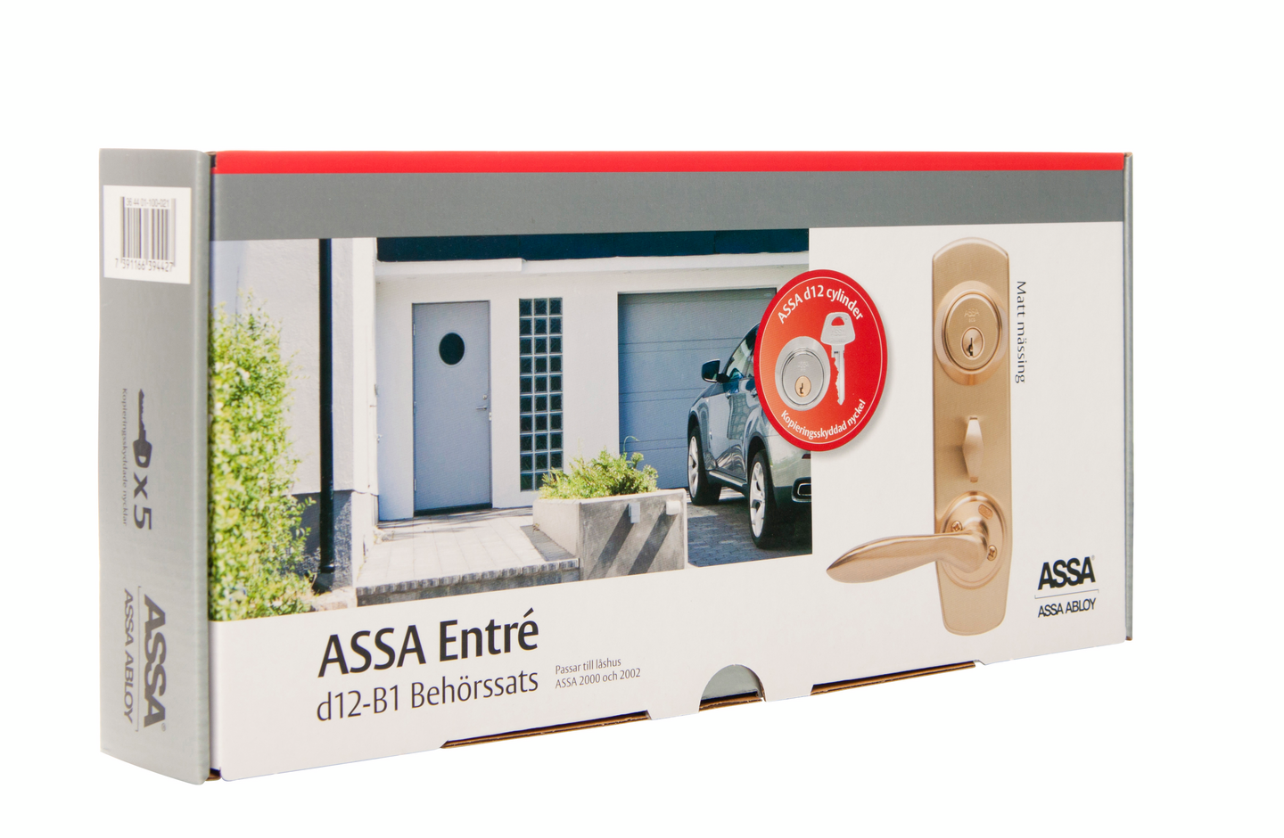 BEHÖRSSATS ASSA ENTRE MÄSSING MATT D12 1956