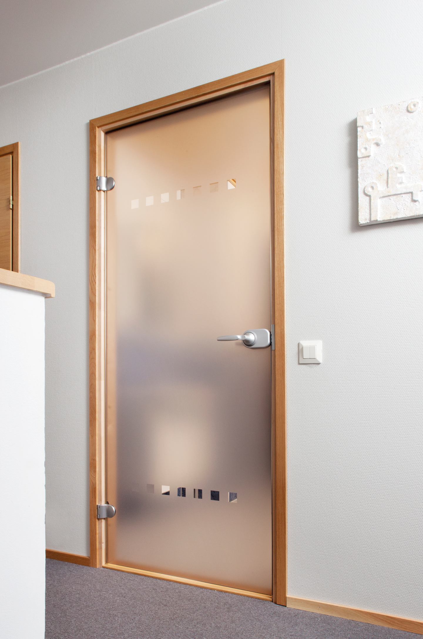 Lasiovi Swedoor Spa Pisara+ valkoinen karmi lukittava