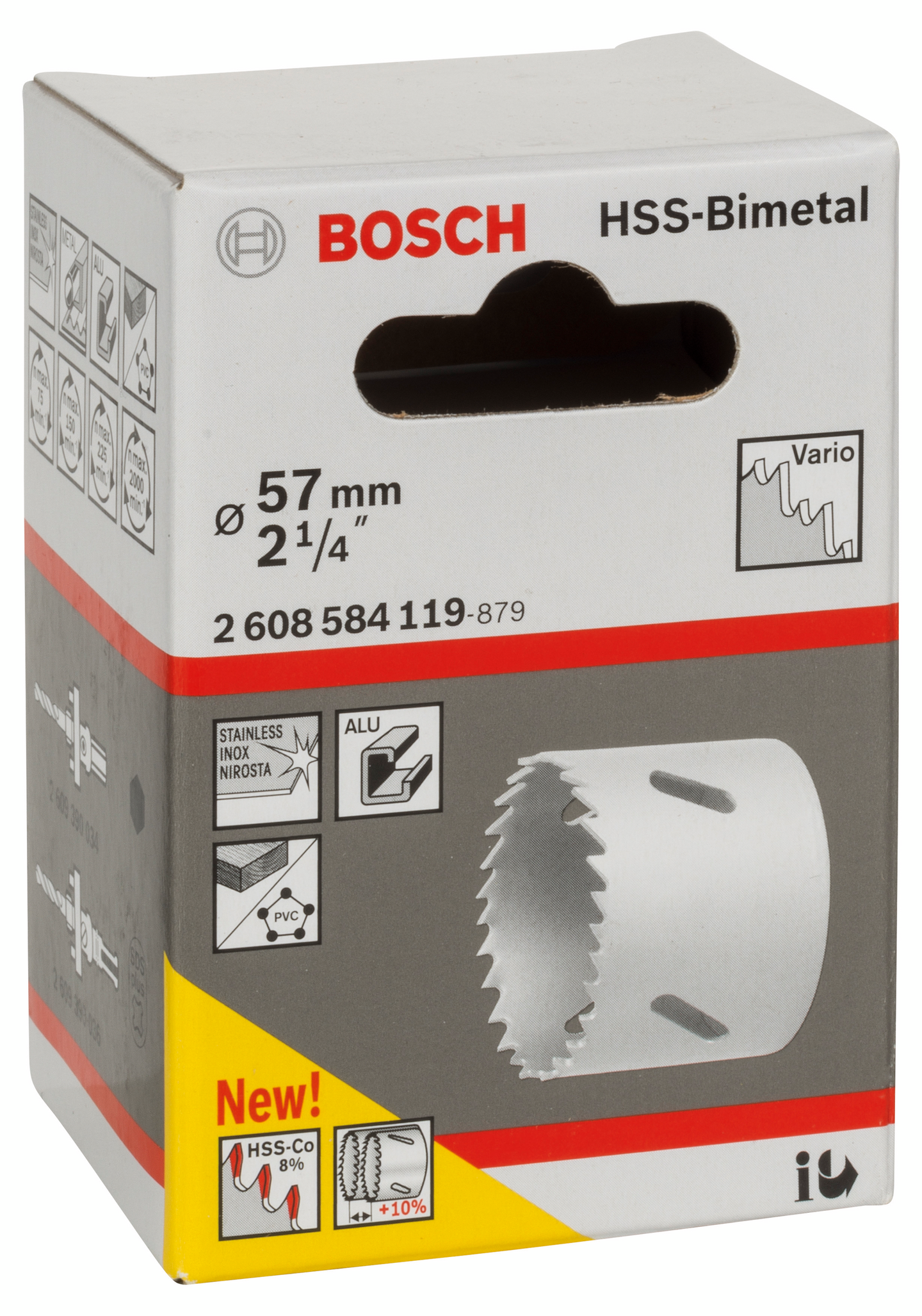 Reikäsaha Bosch HSS bimetalli 57 mm