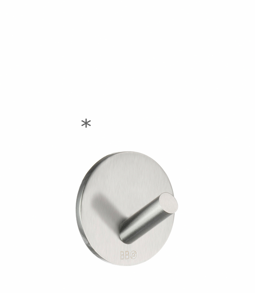 Koukku BB Mini 4kpl tarrakiinnitteinen B1080/4 harjattu rst