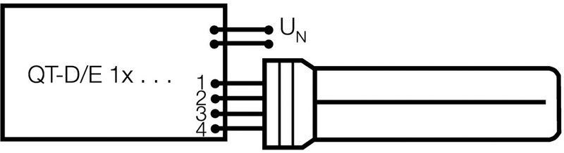 Loistelamppu OSRAM Dulux D/E 18W/827/4P G24Q-2