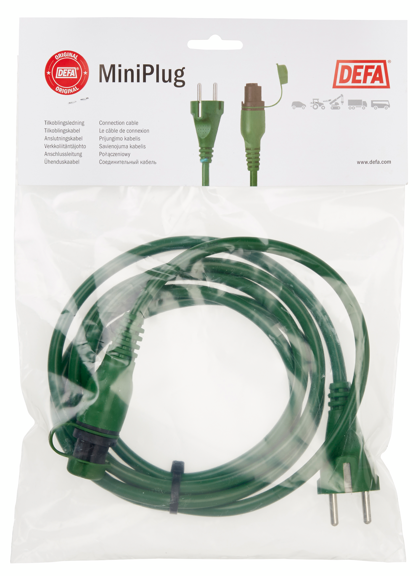 Verkkojohto DEFA MiniPlug 5,0m