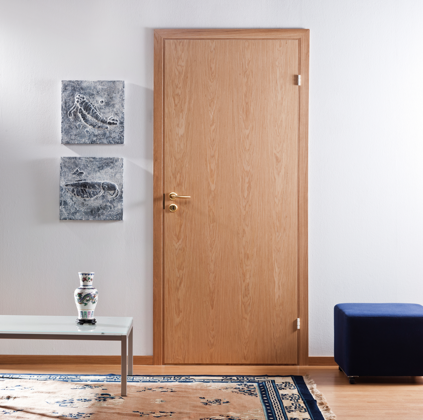 Sisäovi Swedoor Stable 401 massiivilaakaovi maalattu valkoinen