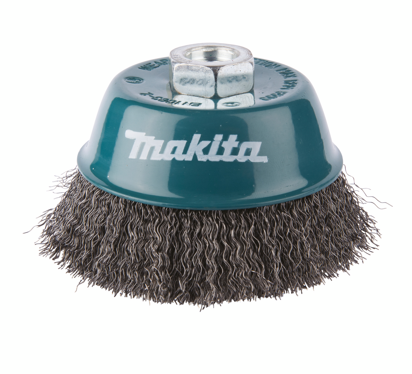 Teräsharja Makita 100mm x M14 kuppiharja poimut