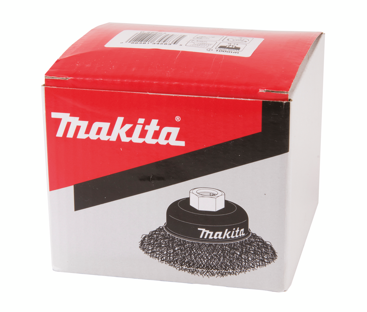 Teräsharja Makita 100mm x M14 kuppiharja poimut