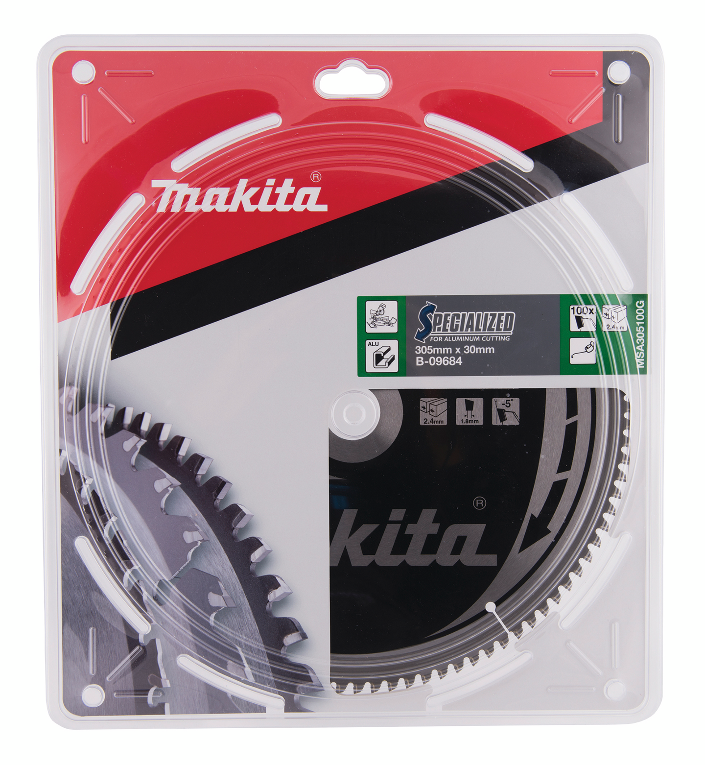 Pyörösahanterä Makita 305x30x2,3mm Z-100 B-09684