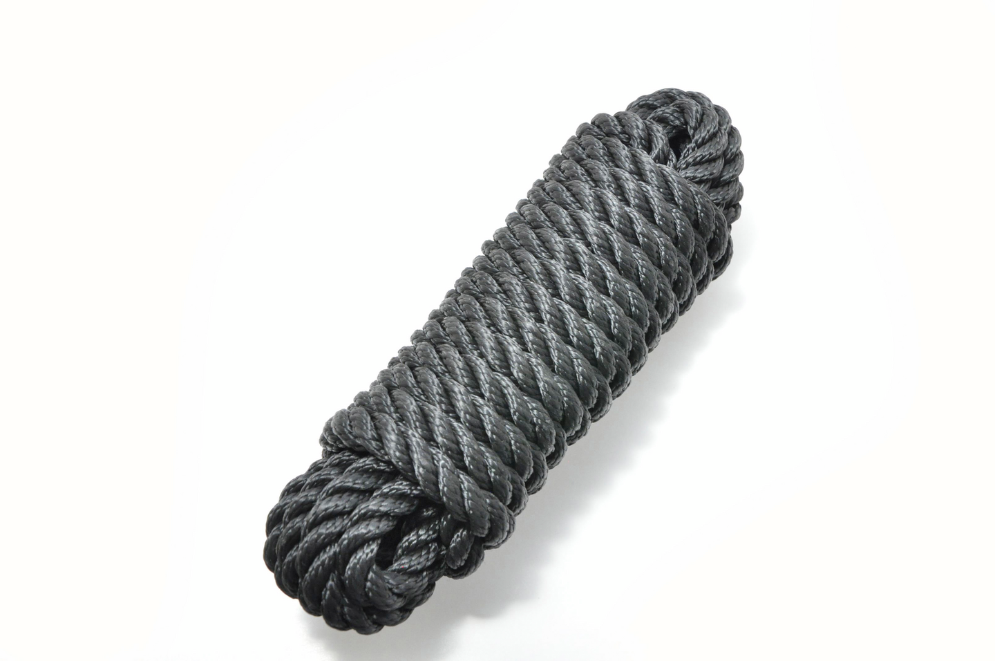 Köysi PÖSAMO polypropeeni 12mm silmukka kierretty musta