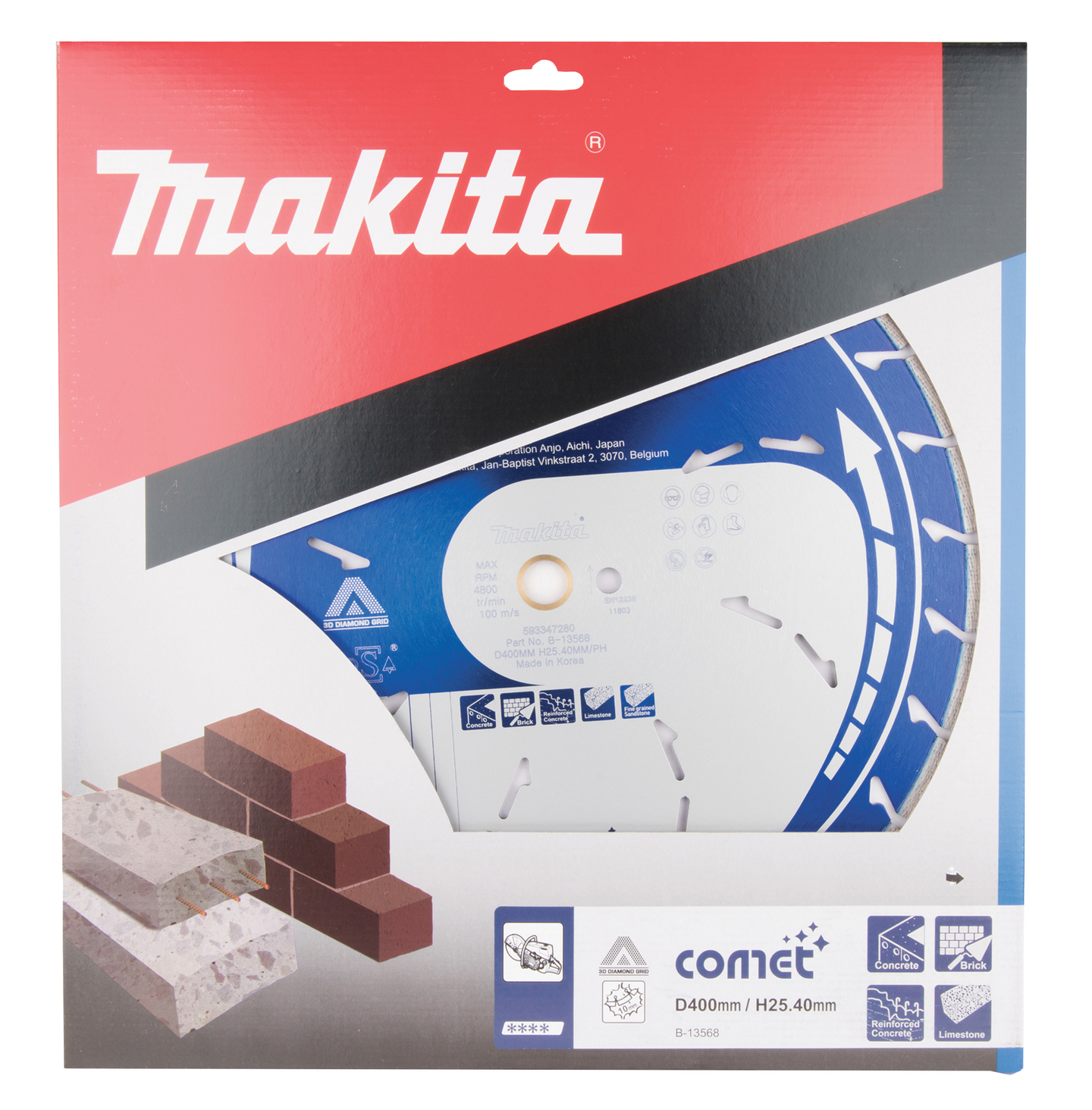 Timanttilaikka Makita Comet 400x25,4mm