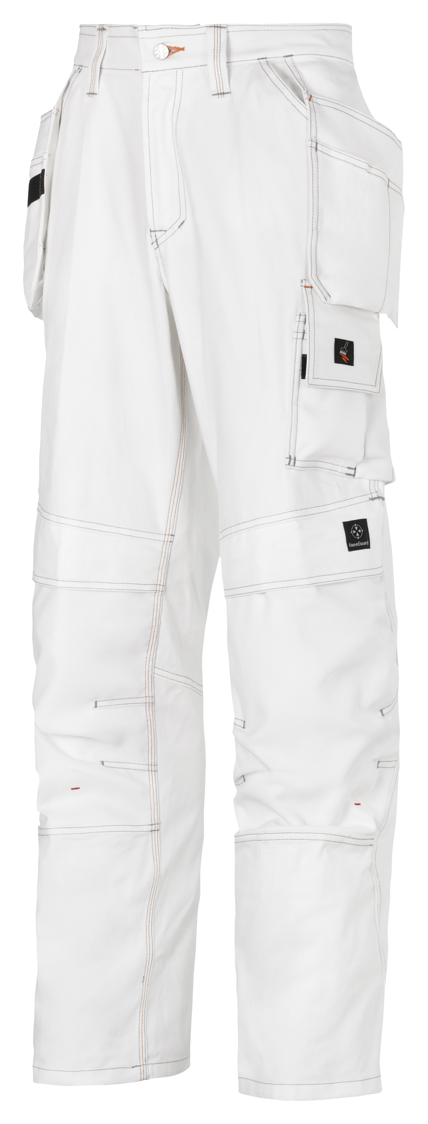 Maalarinhousut Snickers 3275-0909 valkoinen