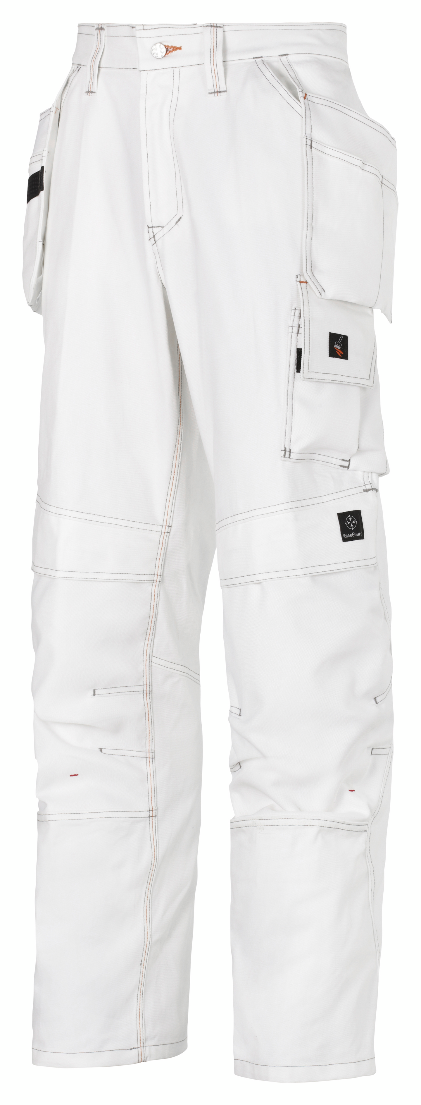 Maalarinhousut Snickers 3275-0909 valkoinen