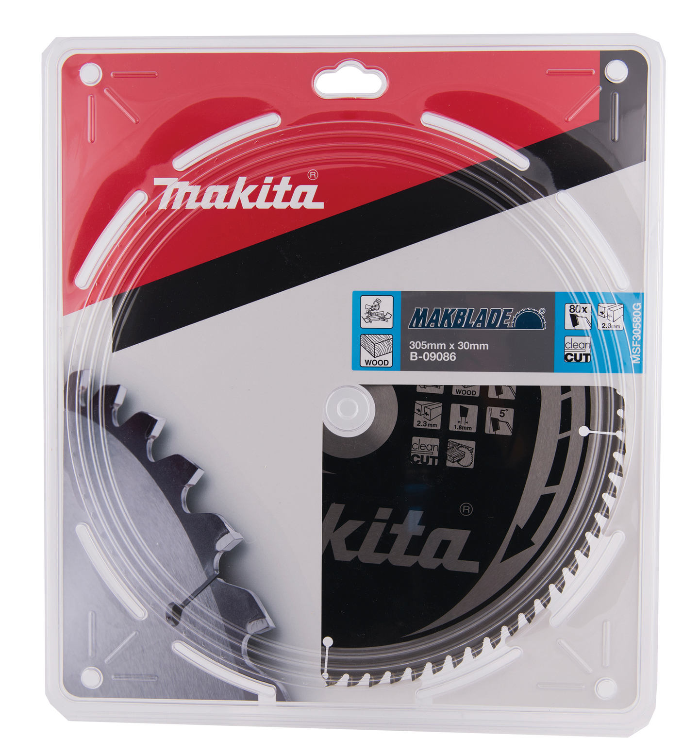 Pyörösahanterä Makita Makblade 305x30x2,3mm Z-80 puu