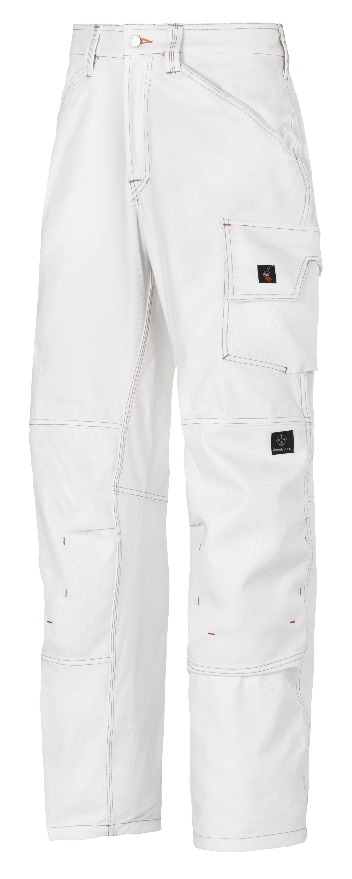 Maalarinhousut Snickers 3375-0909 valkoinen