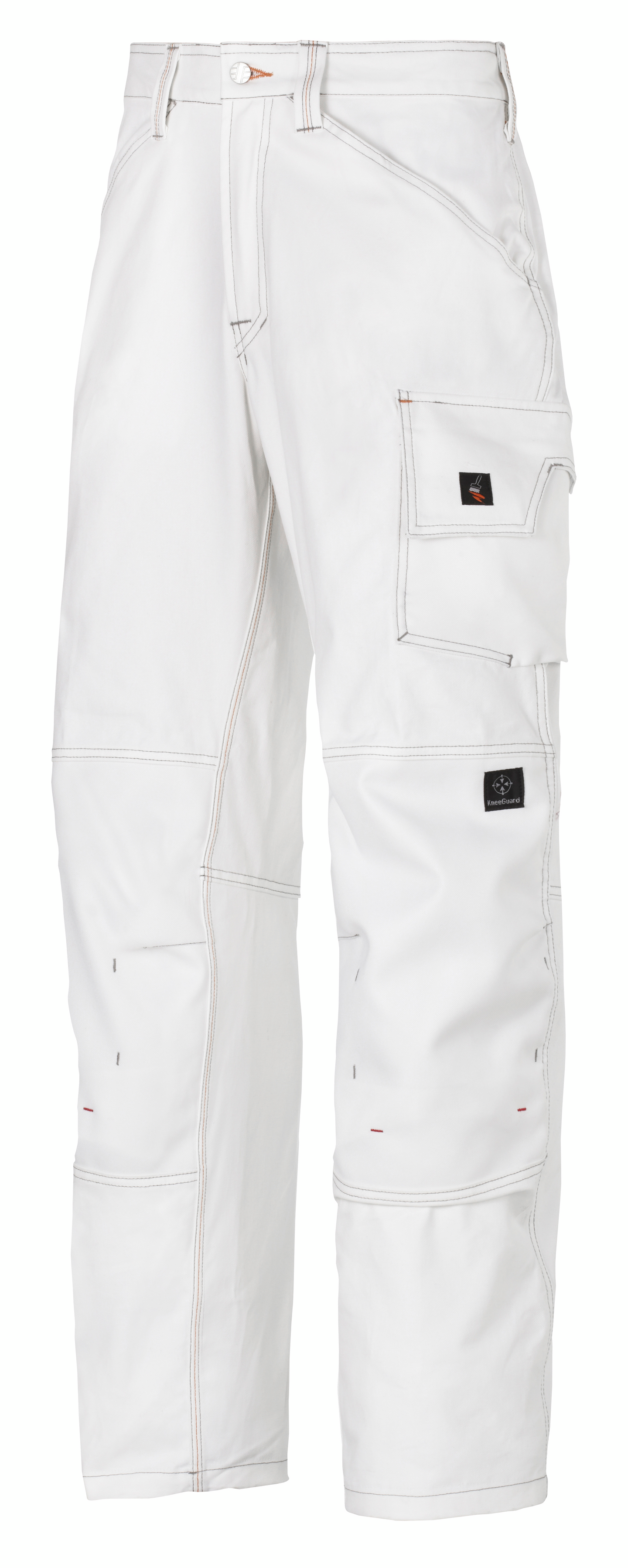 Maalarinhousut Snickers 3375-0909 valkoinen