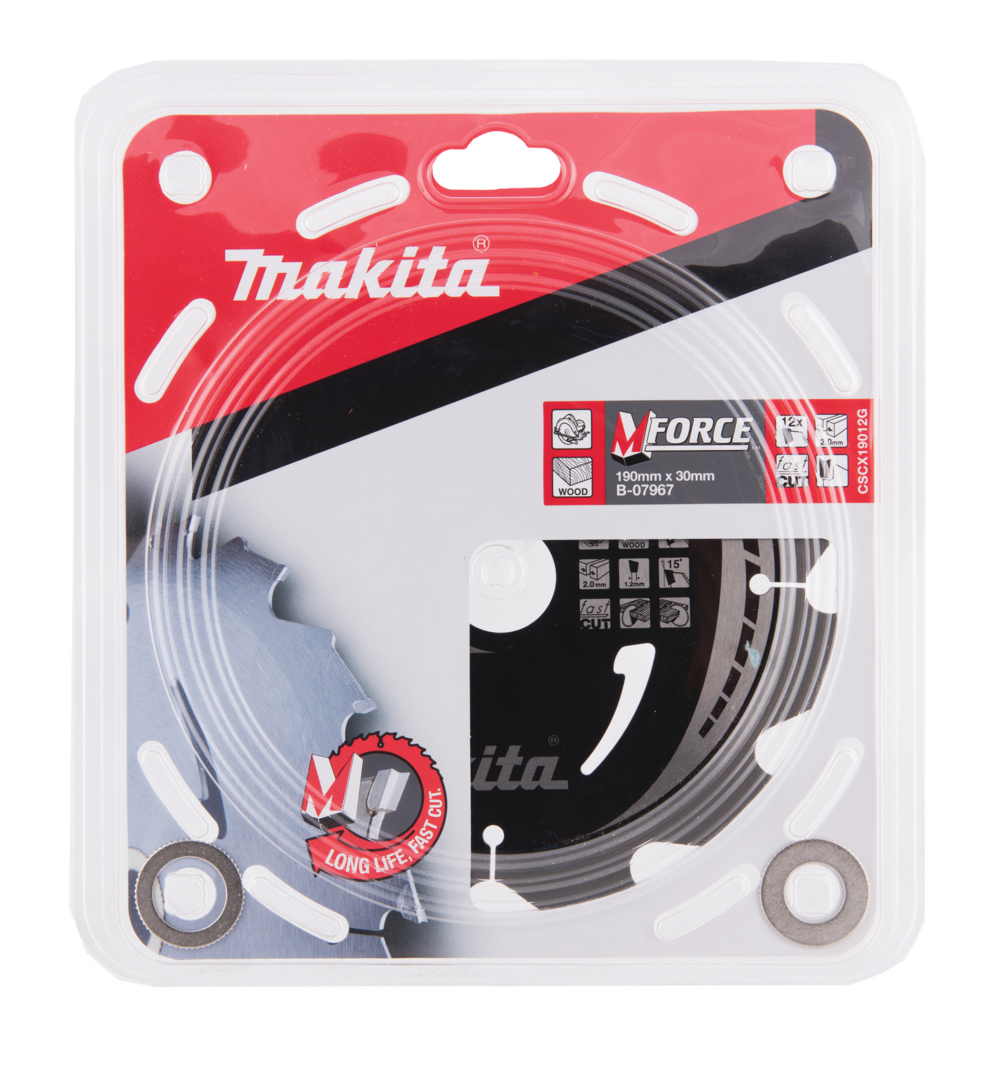 Pyörösahanterä Makita 190x30x2,0mm Z-12 B-07967