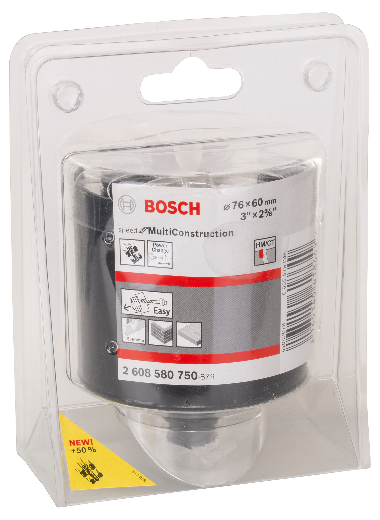 Reikäsaha Bosch Speed Multi Construction 76mm