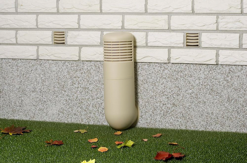 Tuuletuspaalu VILPE Ross Vent 160 beige