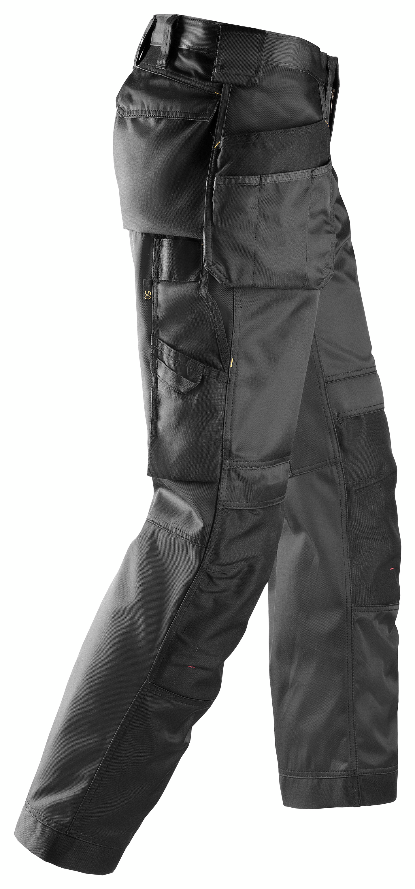 Työhousut Snickers 3212-0404 DuraTwill riipputaskut musta