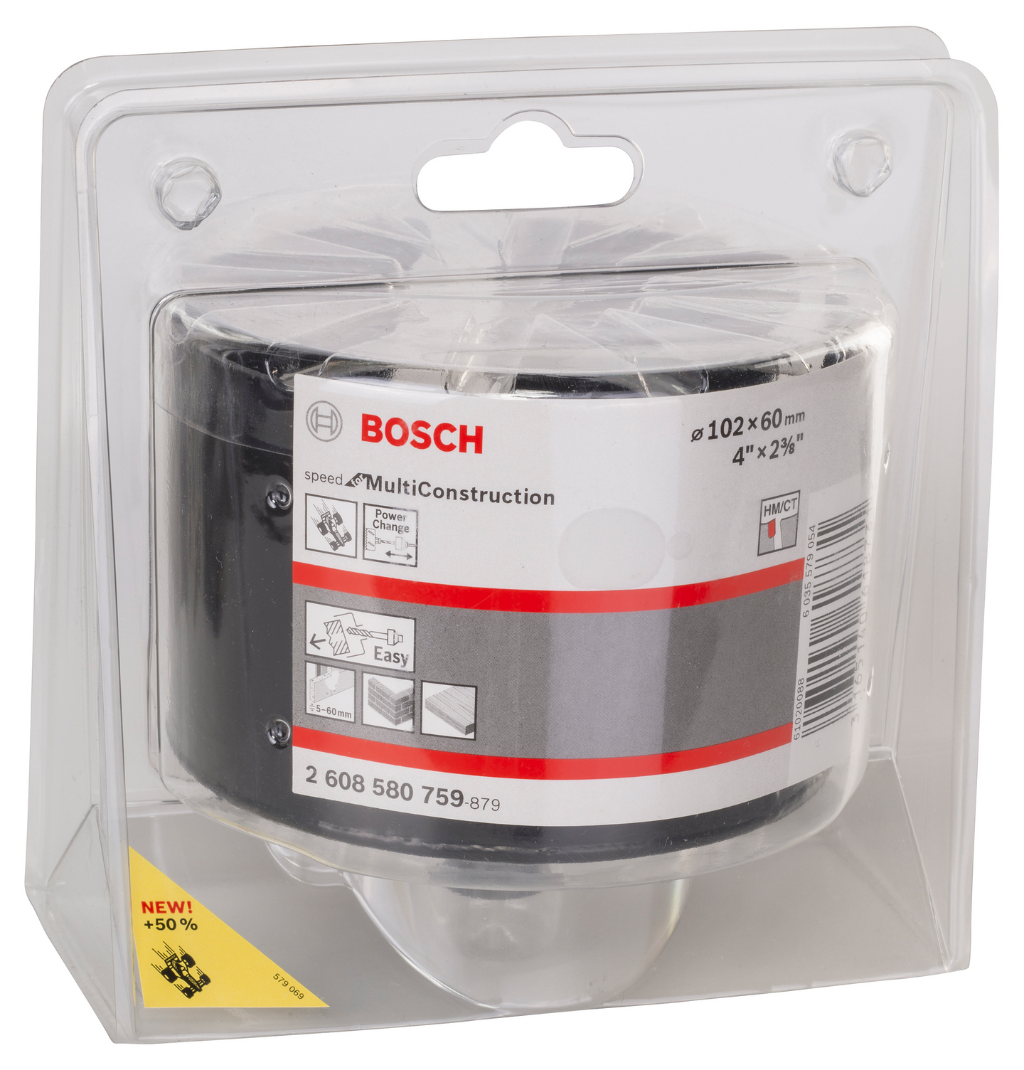 Reikäsaha Bosch Speed Multi Construction 102mm