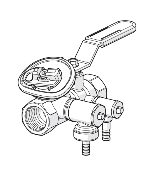 Linjasäätöventtiili Oras Osyline NS 25 410025