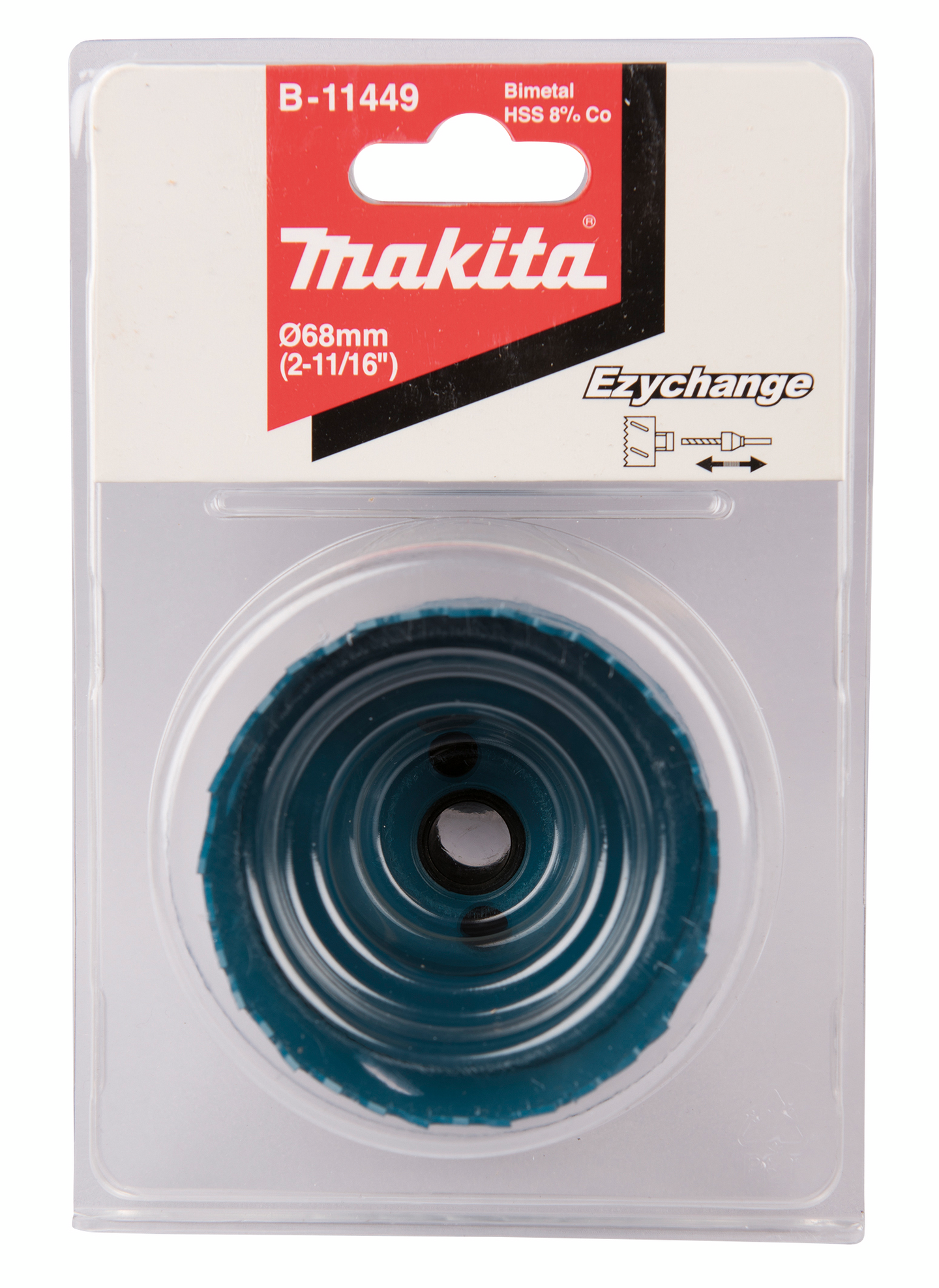 Reikäsaha Makita Ezychange 68mm bimetalli