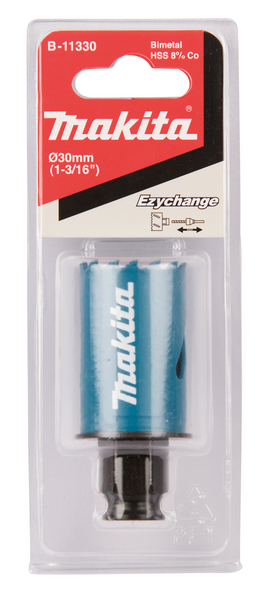 Reikäsaha Makita Ezychange 30mm bimetalli