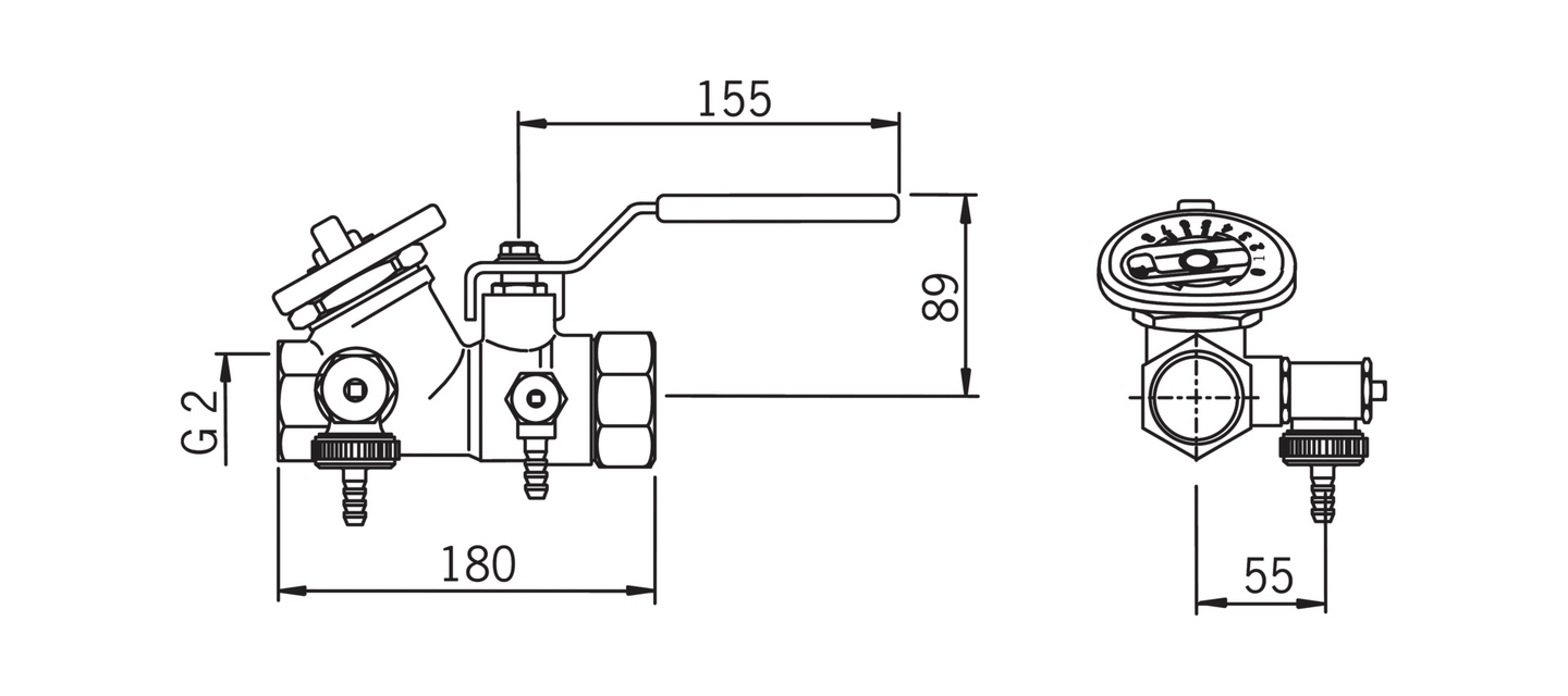 Linjasäätöventtiili Oras Osyline DN50 410050